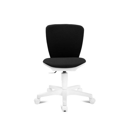 TOPSTAR Kinderdrehstuhl Sitness Home S`cool Rolle hart gebremst (für Teppichboden) Polyamid schwarz
