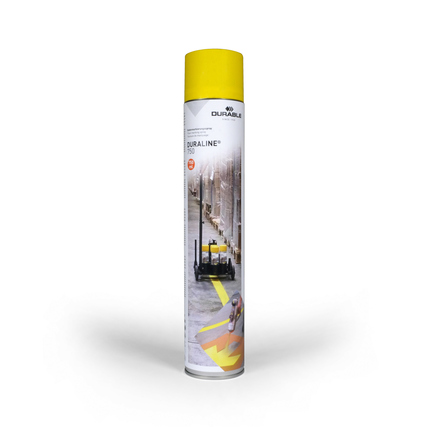 DURABLE Bodenmarkierungsspray DURALINE® 750 10m +5 bis +40°C gelb 750ml