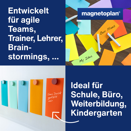 magnetoplan® Moderationskarte Set 2 Produktbild pa_ohnedeko_2 XL