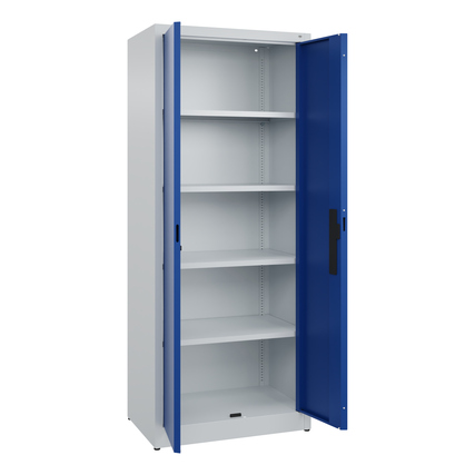 C+P Flügeltürenschrank Acurado 800 x 1.950 x 500 mm (B x H x T) enzianblau Produktbild pa_produktabbildung_2 XL