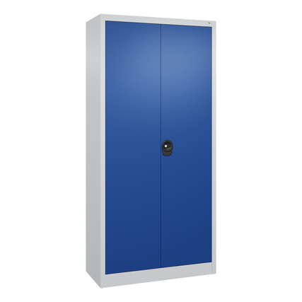C+P Werkzeugschrank Serie 12 930 x 1.900 x 400 mm (B x H x T) Stahl Farbe der Front: enzianblau Farbe des Korpus: lichtgrau