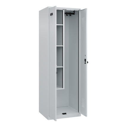 C+P Putzmittelschrank Evolo PLUS mit Sockel lichtgrau Produktbild pa_produktabbildung_2 XL