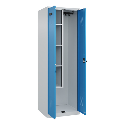 C+P Putzmittelschrank Evolo PLUS mit Sockel lichtblau Produktbild pa_produktabbildung_2 XL