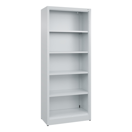 C+P Regal Acurado 800 x 1.950 x 400 mm (B x H x T) 70kg 4 Fachböden Stahl lichtgrau