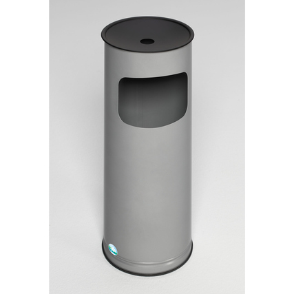 VAR Standascher H 61 K 25 x 61 cm (Ø x H) Stahlblech, verzinkt, pulverbeschichtet silber