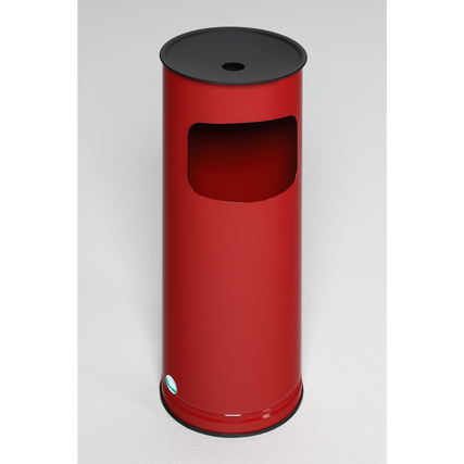 VAR Standascher H 61 K 25 x 61 cm (Ø x H) Stahlblech, verzinkt, pulverbeschichtet rot