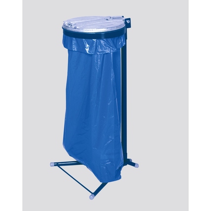 VAR Müllsackständer Müllsäcke bis 120 l 50 x 98 x 48 cm (B x H x T) Stahl, pulverbeschichtet enzianblau