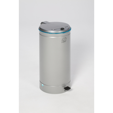 VAR Tretabfalleimer Euro-Pedal 45 x 70 cm (Ø x H) ca. 60l Stahlblech, verzinkt grau
