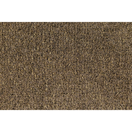 Walnussbraune Schmutzfangmatte mit einer strukturierten Oberfläche und umlaufendem Rand.