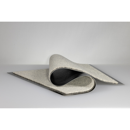 Miltex Schmutzfangmatte EAZYCARE RUSH Innenbereich 90 x 150 cm (B x L) Polyamid (90 % ECONYL®) Material der Rückseite: Polyurethan betongrau