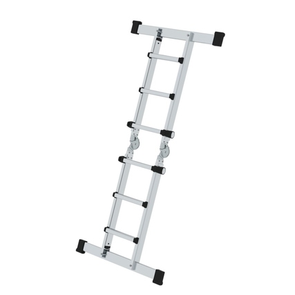 MUNK Teleskopleiter 4 x 3 Stufen Produktbild pa_produktabbildung_3 XL