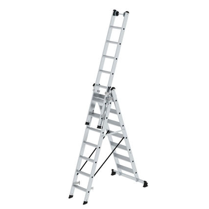 MUNK Multifunktionsleiter 6,1m Aluminium alu