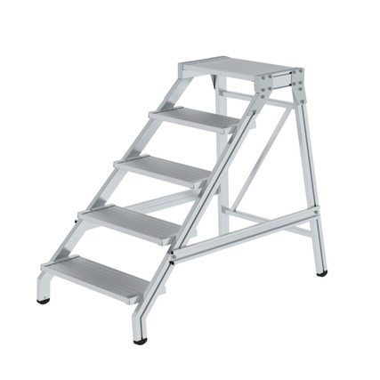 MUNK Podestleiter 3m Aluminium alu