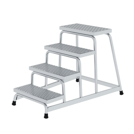 MUNK Podestleiter R13 2,8m Aluminium alu