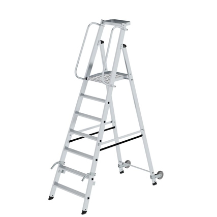 MUNK Podestleiter 3,6m Aluminium alu