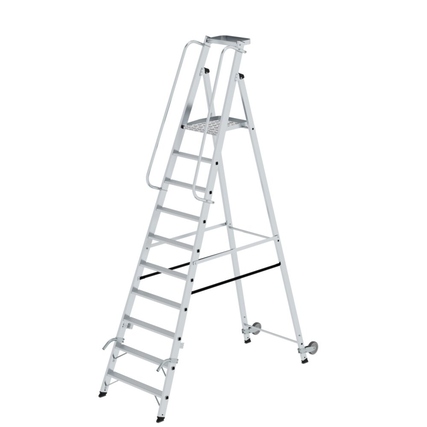 MUNK Podestleiter 4,3m Aluminium alu