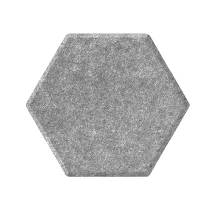 magnetoplan® Akustik-Wandelement ecoAware 370 x 320 x 9 mm (B x H x T) PET-Filz, 100 % recycelt hellgrau 6 St./Pack.