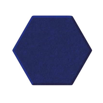 magnetoplan® Akustik-Wandelement ecoAware 370 x 320 x 9 mm (B x H x T) PET-Filz, 100 % recycelt blau 6 St./Pack.
