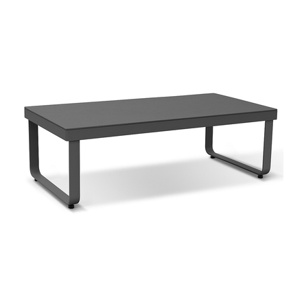 BEST Beistelltisch Porto 1.200 x 390 x 600 mm (B x H x T) Aluminium anthrazit