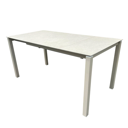 BEST Gartentisch Palazzo 160-210 x 75 x 80 cm (B x H x T) Hochdrucklaminat sand