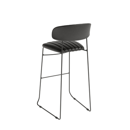 FEROS Barhocker Mundo Kunstleder schwarz Produktbild pa_produktabbildung_3 XL