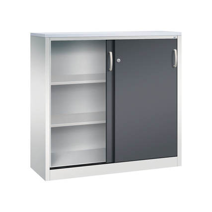 C+P Schiebetürenschrank Acurado 1.200 x 1.200 x 400 mm (B x H x T) schwarzgrau Produktbild pa_produktabbildung_2 XL