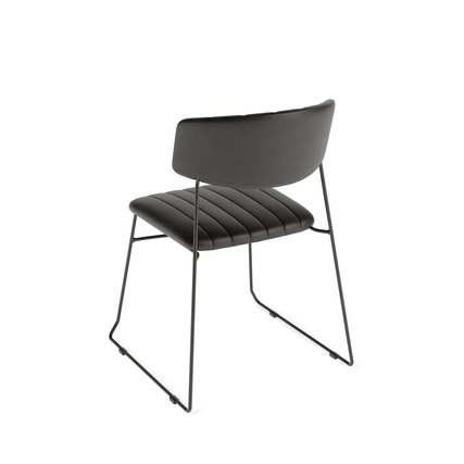 FEROS Stuhl Mundo Kunstleder schwarz Produktbild pa_produktabbildung_3 XL