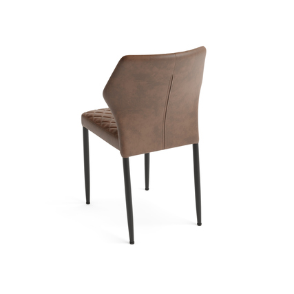 FEROS Stuhl Louis *Kunstleder* cognac Produktbild pa_produktabbildung_3 XL