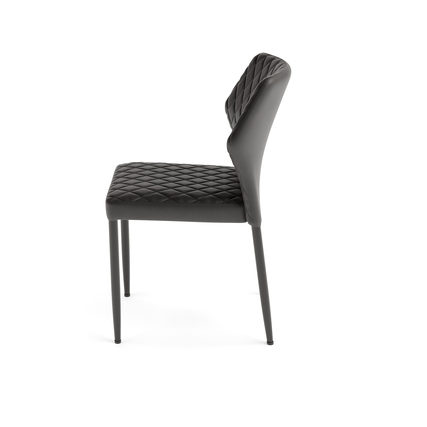 FEROS Stuhl Louis *Kunstleder* schwarz Produktbild pa_produktabbildung_2 XL