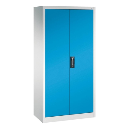 C+P Werkzeugschrank Acurado 89 930 x 1.950 x 500 mm (B x H x T) Stahl, lackiert Farbe der Front: lichtblau Farbe des Korpus: lichtgrau