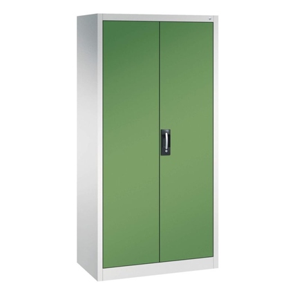C+P Werkzeugschrank Acurado 89 930 x 1.950 x 500 mm (B x H x T) Stahl, lackiert Farbe der Front: resedagrün Farbe des Korpus: lichtgrau