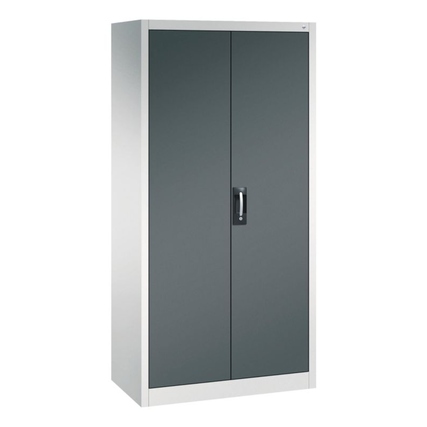 C+P Werkzeugschrank Acurado 89 930 x 1.950 x 500 mm (B x H x T) Stahl, lackiert Farbe der Front: schwarzgrau Farbe des Korpus: lichtgrau