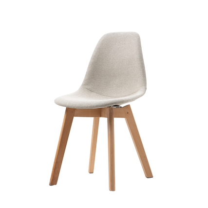 FEROS Stuhl Keeve Innenbereich 47 x 83 x 53 cm (B x H x T) 100 % Polyester beige 4 St./Pack.