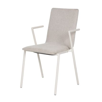 FEROS Konferenzstuhl Fortis max. Gewicht des Nutzers: 150kg 48,5cm ohne Armlehnen Material der Sitzfläche: 100 % Polyester/Sperrholz/Schaumstoff Farbe: sand 2 St./Pack.