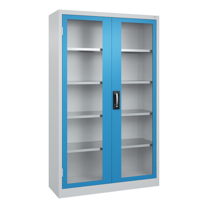 C+P Werkzeugschrank Acurado 89 1.200 x 1.950 x 400 mm (B x H x T) Farbe der Front: lichtblau Farbe des Korpus: lichtgrau