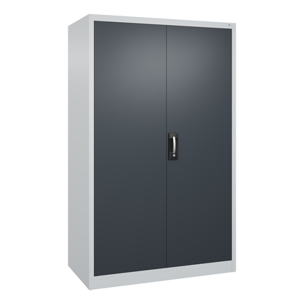 C+P Werkzeugschrank Acurado 89 1.200 x 1.950 x 600 mm (B x H x T) Stahl, lackiert Farbe der Front: schwarzgrau Farbe des Korpus: lichtgrau