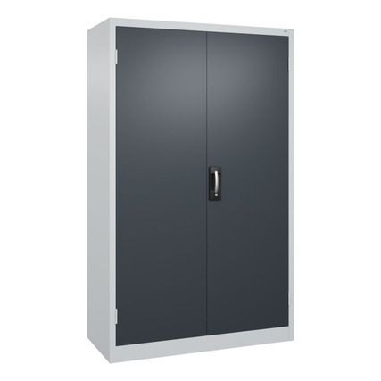 C+P Werkzeugschrank Acurado 89 1.200 x 1.950 x 500 mm (B x H x T) Stahl, lackiert Farbe der Front: schwarzgrau Farbe des Korpus: lichtgrau