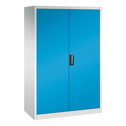 C+P Werkzeugschrank Acurado 89 1.200 x 1.950 x 600 mm (B x H x T) Stahl, lackiert Farbe der Front: lichtblau Farbe des Korpus: lichtgrau