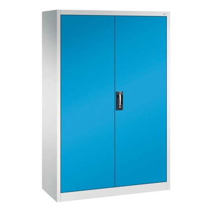C+P Werkzeugschrank Acurado 89 1.200 x 1.950 x 500 mm (B x H x T) Stahl, lackiert Farbe der Front: lichtblau Farbe des Korpus: lichtgrau