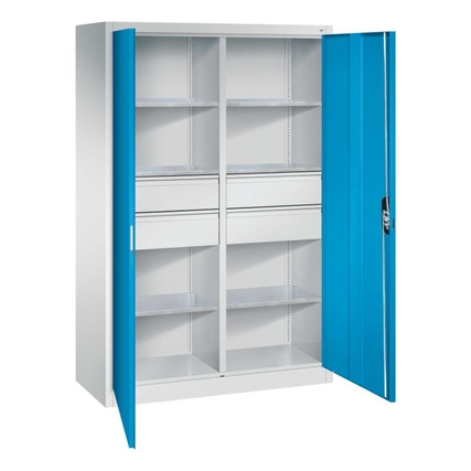 C+P Werkzeugschrank Acurado 89 1.200 x 1.950 x 500 mm (B x H x T) 4 Schubladen lichtblau Produktbild pa_produktabbildung_2 XL