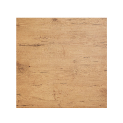 FEROS Tischplatte 70 x 1,2 x 70 cm (B x H x T) Hochdrucklaminat (HPL) teak