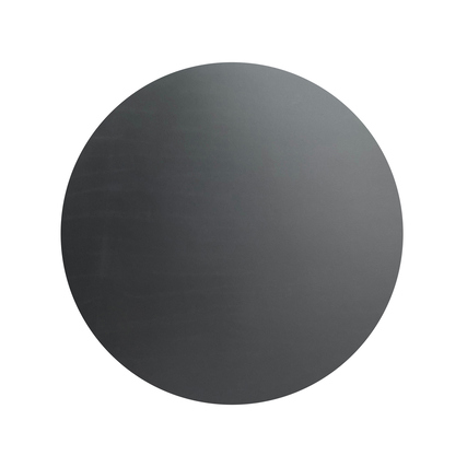 FEROS Tischplatte 120 x 1,2 cm (Ø x H) Hochdrucklaminat (HPL) schwarz