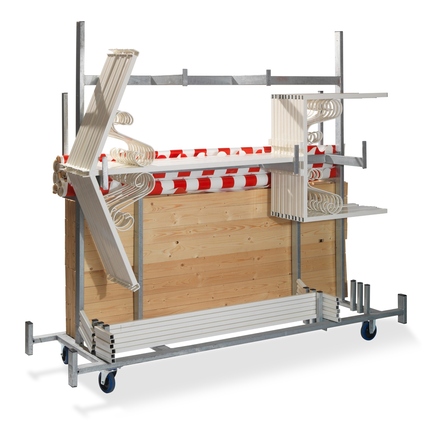 FEROS Transportwagen 241,5 x 198 x 72 cm (B x H x T) 63kg