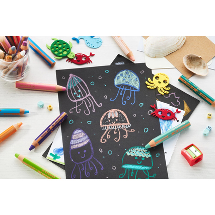 STABILO® Buntstift woody 3 in 1 inkl. Spitzer, Pinsel 18 St./Pack. Produktbild pa_ohnedeko_2 XL