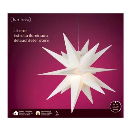 LUMINEO Lichtfigur Stern 40 x 40 cm (Ø x H) Produktbild pa_produktabbildung_2 XL