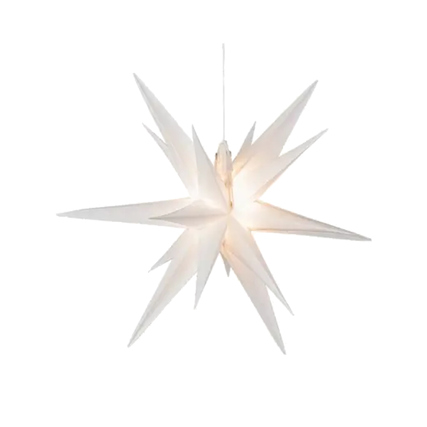LUMINEO Lichtfigur Stern Innenbereich, Außenbereich 60 x 60 cm (Ø x H) LED 6 LEDs Netzbetrieb