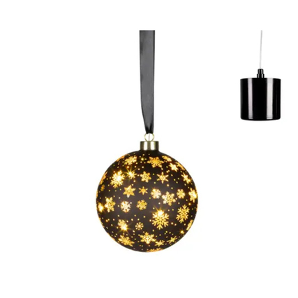 LUMINEO Lichtfigur Kugelleuchte Innenbereich LED 15 LEDs Batterie
