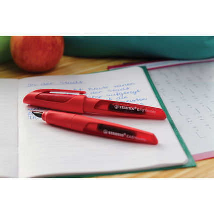 STABILO® Füllfederhalter EASYbuddy LH (Linkshänder) koralle/rot Produktbild pa_ohnedeko_1 XL