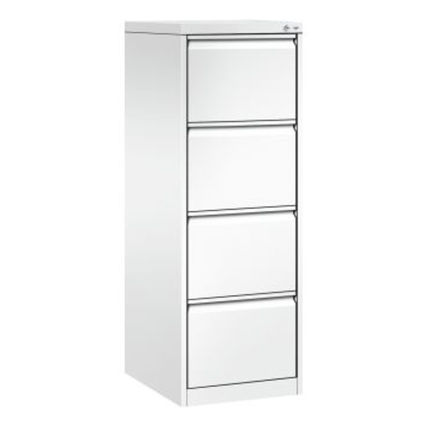 C+P Hängeregistraturschrank Acurado 433 x 1.357 x 590 mm (B x H x T) Stahl, lackiert verkehrsweiß