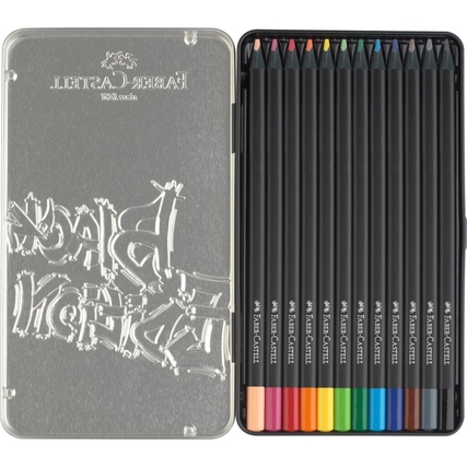 Faber-Castell Buntstift Black Edition Metalletui 12 St./Pack. Produktbild pa_produktabbildung_2 XL